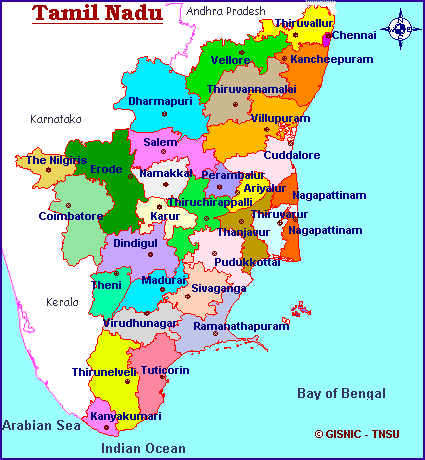 Tamilnadu Map